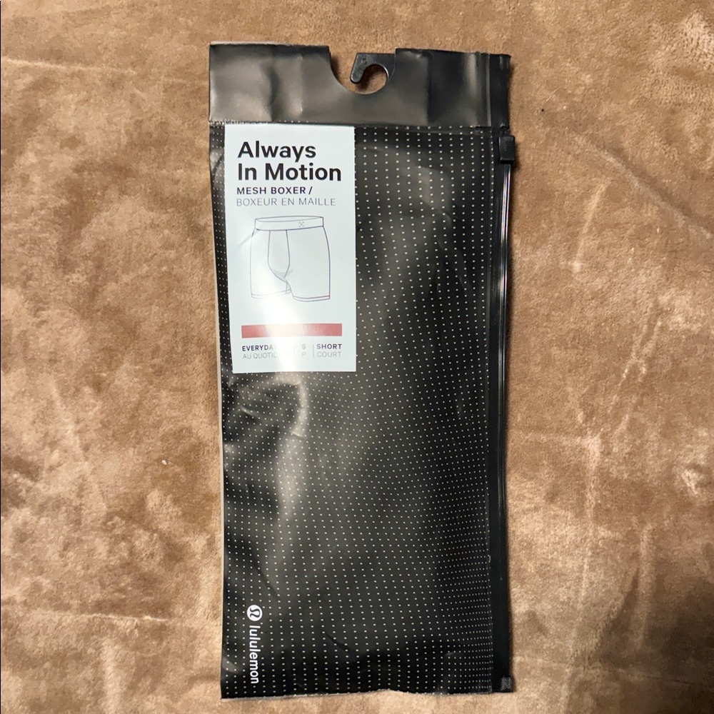 lululemon athletica Black Mesh Boxer Briefs